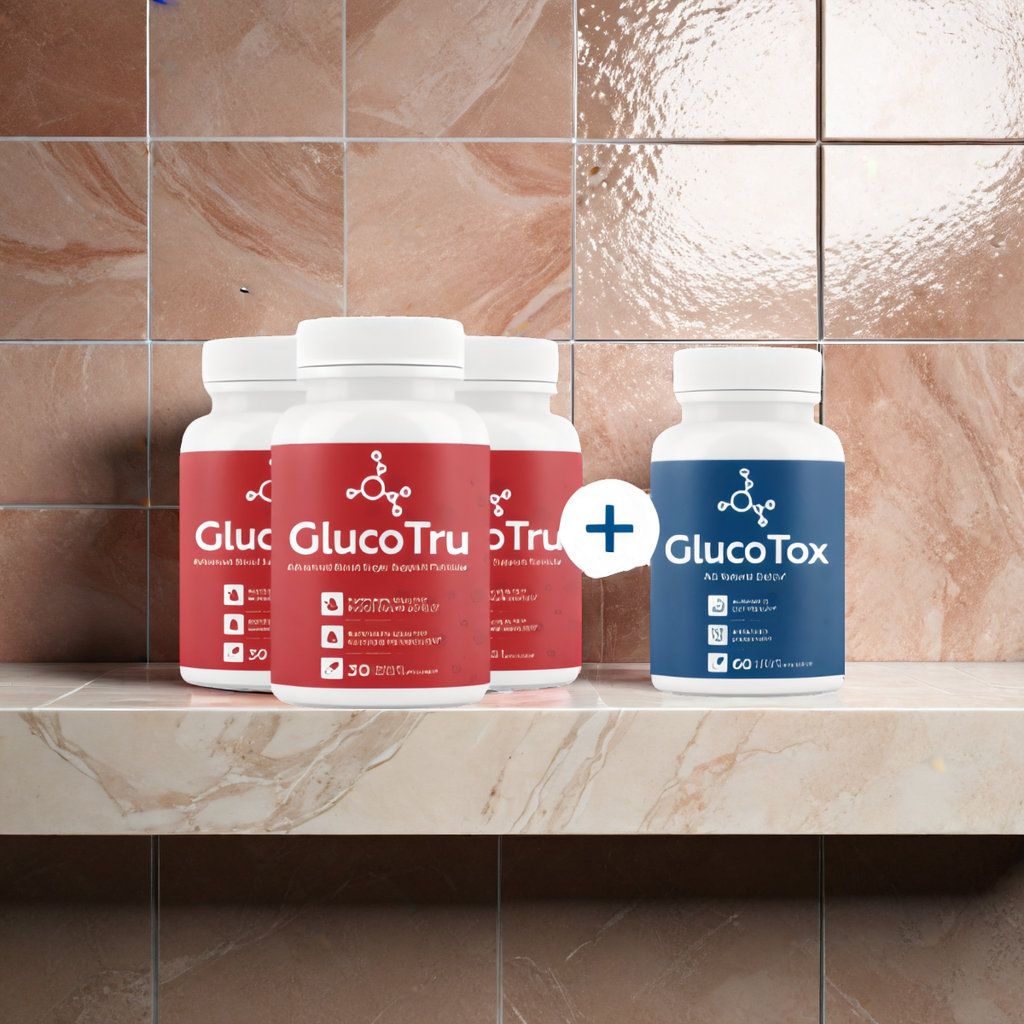 GlucoTru - 3 bottles + 1  Bonus