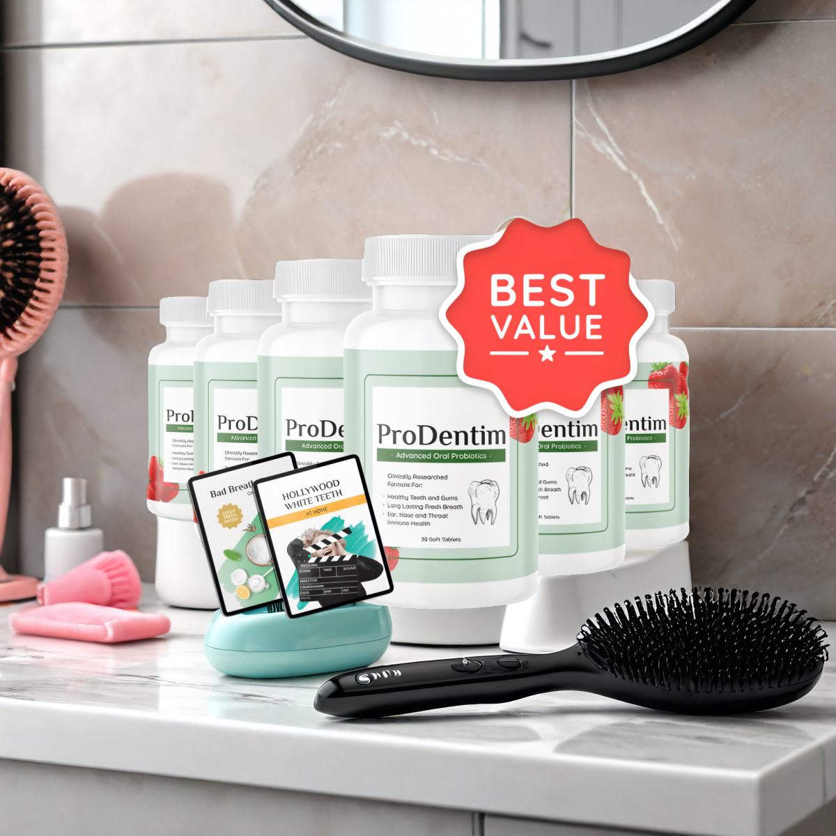 ProDentim - 6 Bottles + 2  Ebooks